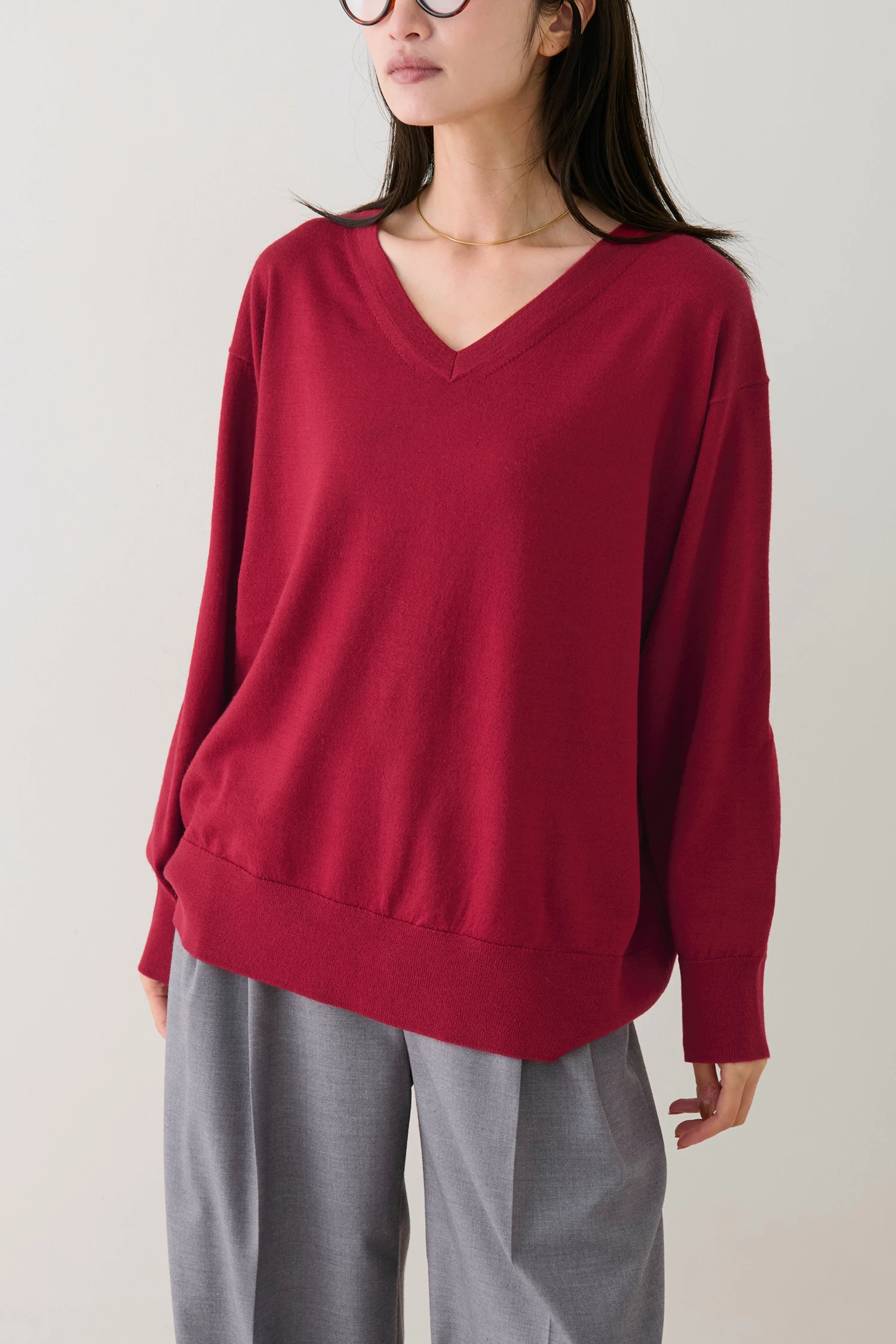 STATE OF MIND（ステートオブマインド）｜v neck pullover