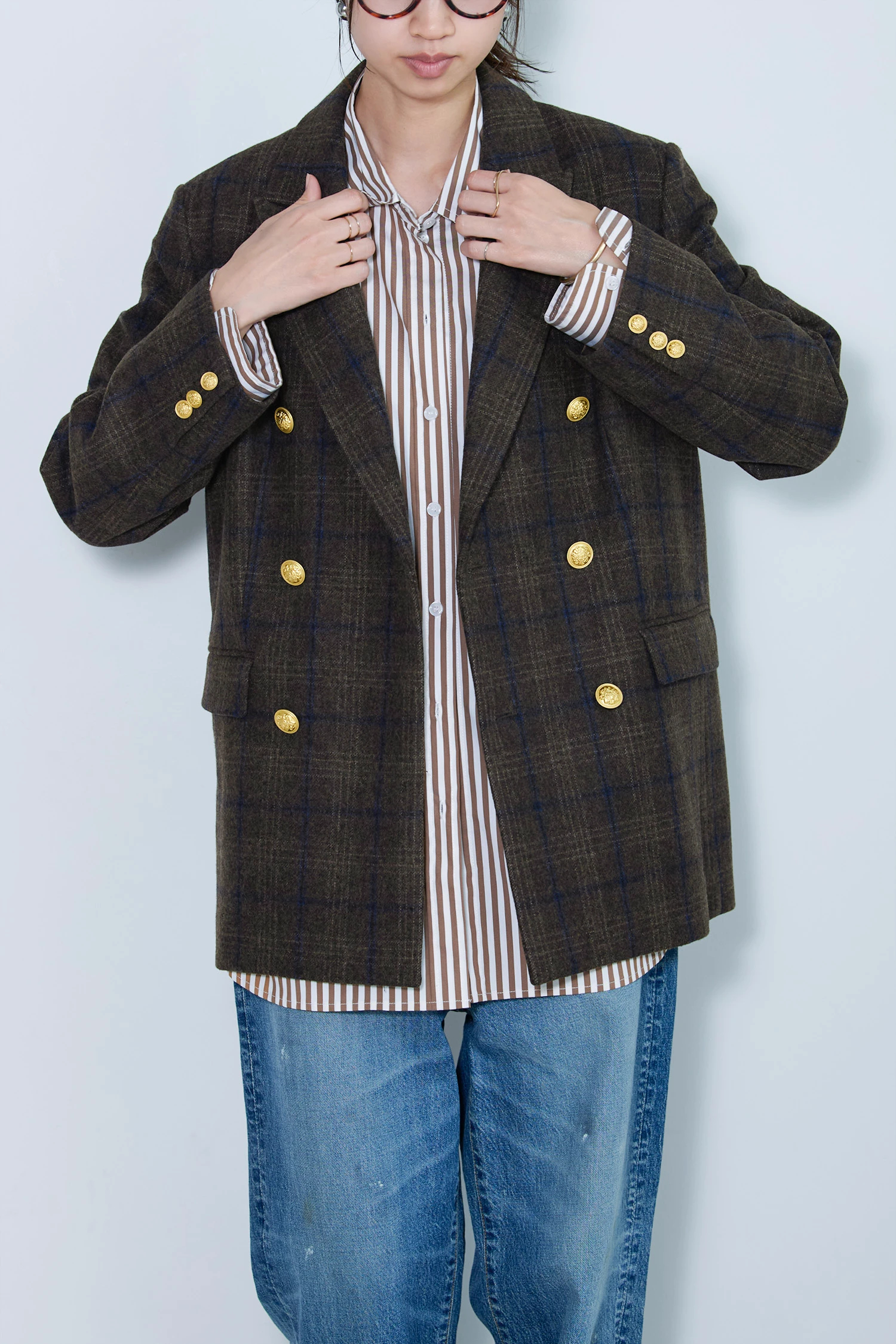 STATE OF MIND（ステートオブマインド）｜check double jacketアイテム