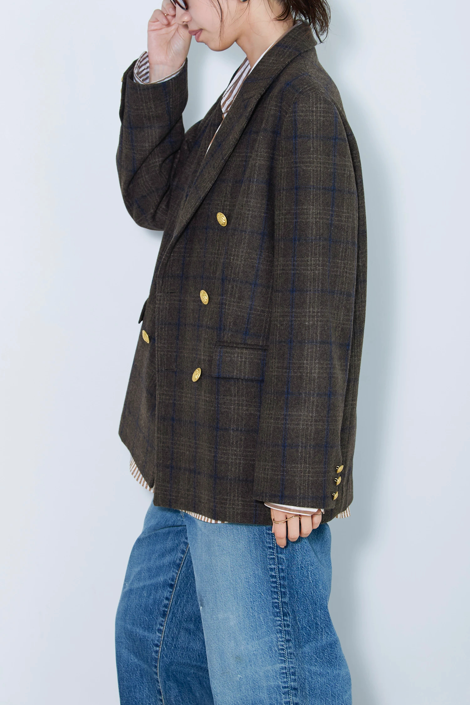 state of mind チェックジャケット STATE OF MIND（ステートオブマインド）｜check double jacketアイテム