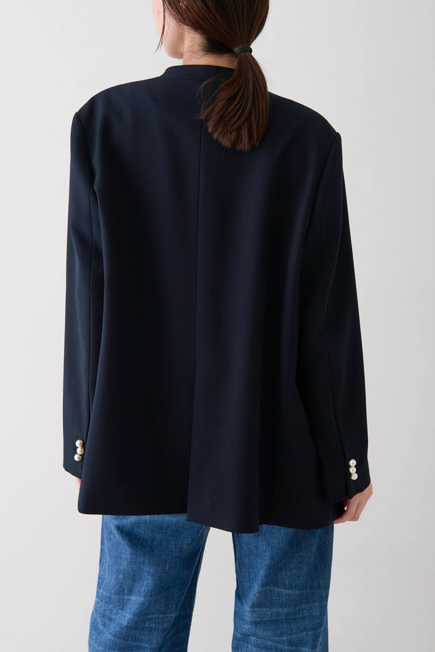 eldoleso フード付きジャケット 青/黒/ピンク S eldoleso フード付きジャケット 青/黒/ピンク S