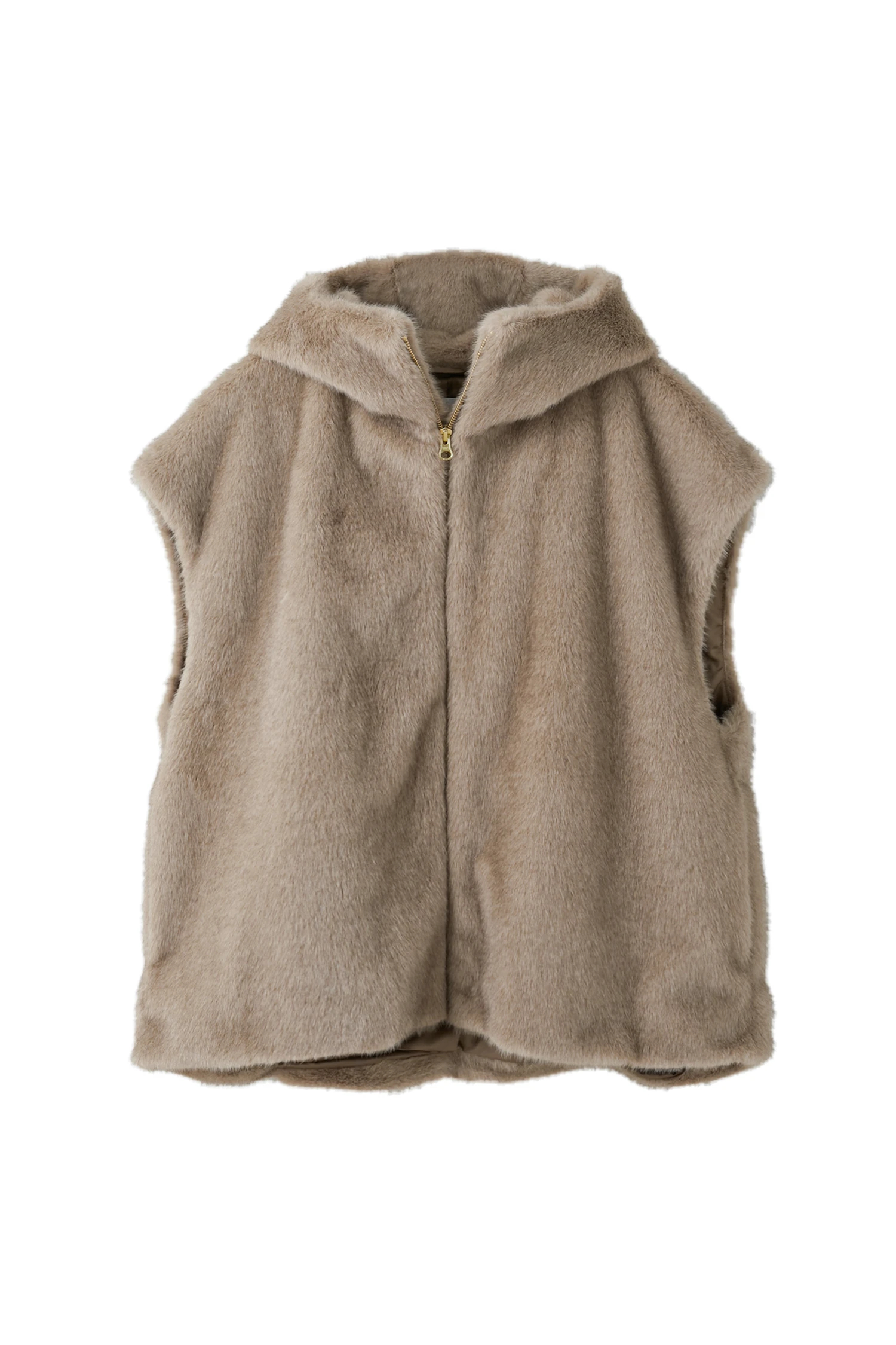 未使用♡ HAUNT STATE OF MIND fur hoodie vest HAUNT / STATE OF MIND】一枚でも重ねても、長く使える秋冬アウター