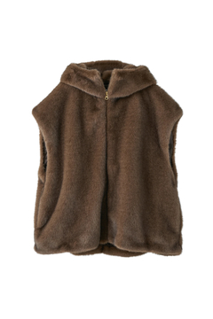 STATE OF MIND(ステートオブマインド) |fur hoodie vest