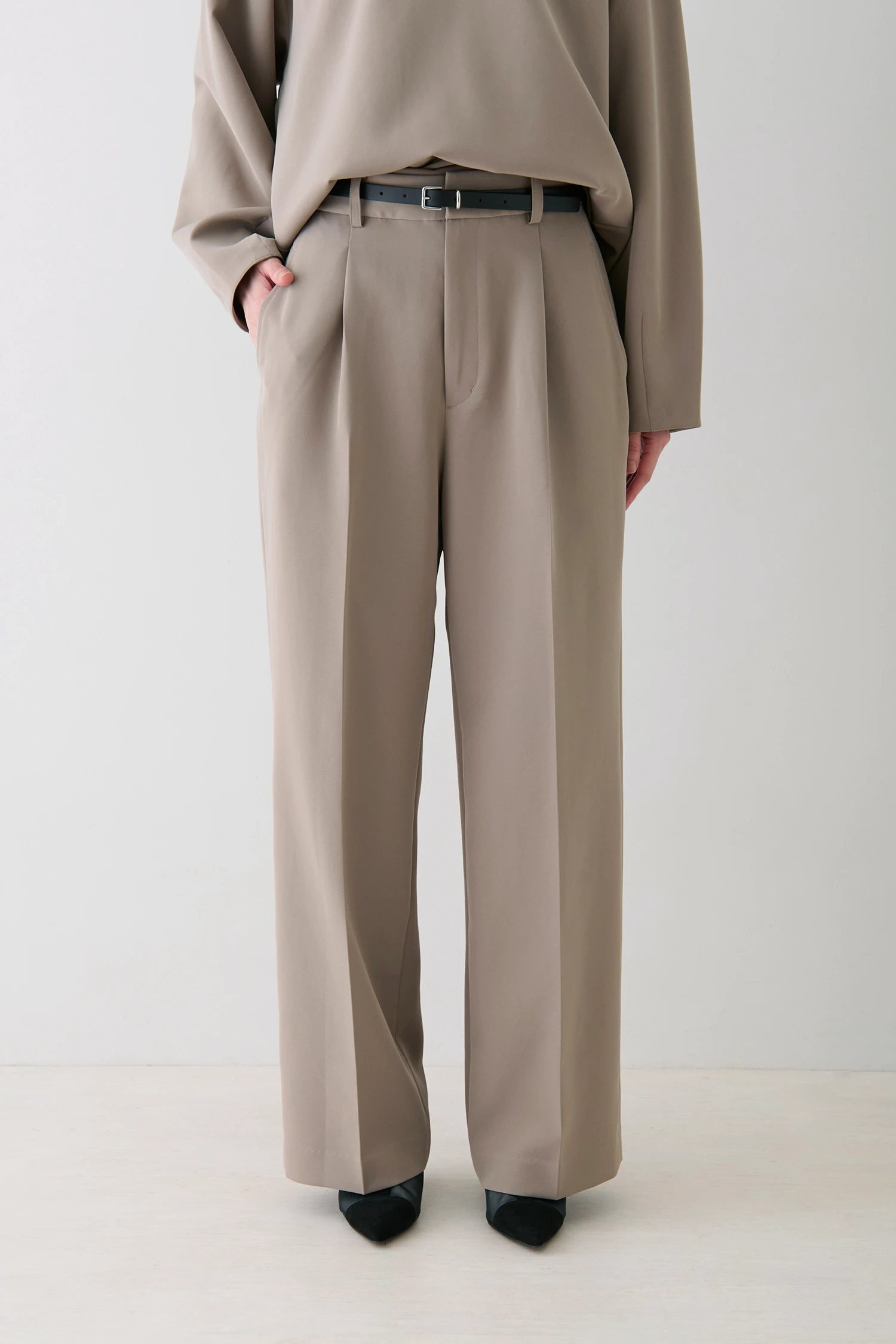 ウェア katsuya7454 KAZEメッシュ半袖ハイネックカットソー ＜ロゴバイヤスボーダー