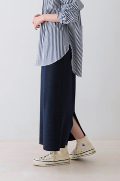 STATE OF MIND(ステートオブマインド) |lame knit skirt