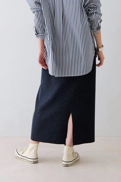 STATE OF MIND(ステートオブマインド) |lame knit skirt