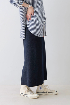 STATE OF MIND(ステートオブマインド) |lame knit skirt