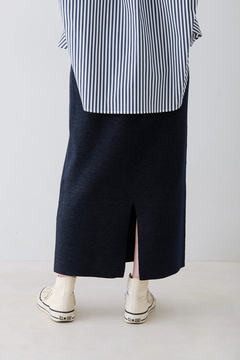 STATE OF MIND(ステートオブマインド) |lame knit skirt