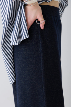 STATE OF MIND(ステートオブマインド) |lame knit skirt