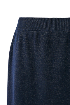 STATE OF MIND(ステートオブマインド) |lame knit skirt
