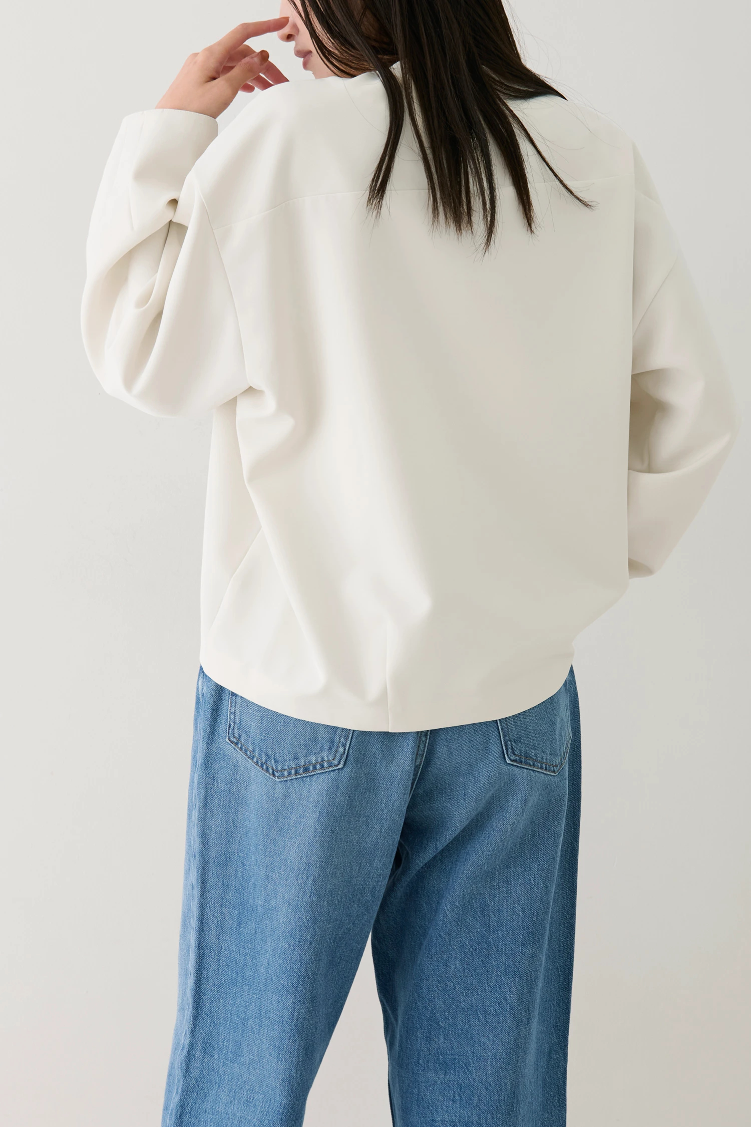 mogumogu様　EN CIRCLE SLEEVELESホワイト ICON CAMO SILKY TECH NYLON SLEEVELESS POLO | WOMEN'S POLO