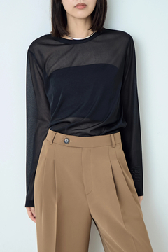 STATE OF MIND(ステートオブマインド) |sheer long-sleeve