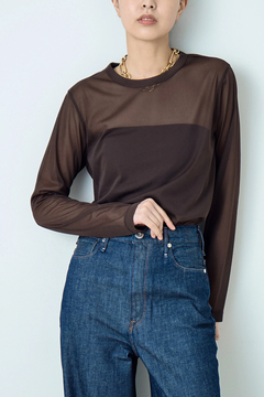 STATE OF MIND(ステートオブマインド) |sheer long-sleeve