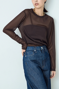 STATE OF MIND(ステートオブマインド) |sheer long-sleeve