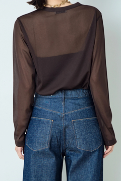 STATE OF MIND(ステートオブマインド) |sheer long-sleeve