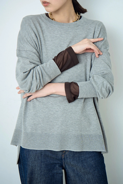 STATE OF MIND(ステートオブマインド) |sheer long-sleeve