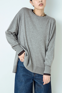 STATE OF MIND(ステートオブマインド) |oversize crew knit
