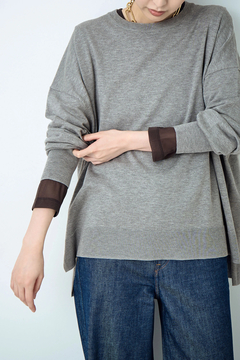 STATE OF MIND(ステートオブマインド) |oversize crew knit