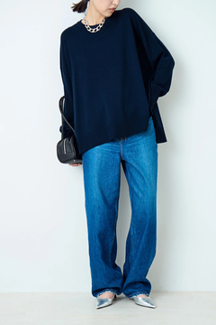 STATE OF MIND(ステートオブマインド) |oversize crew knit