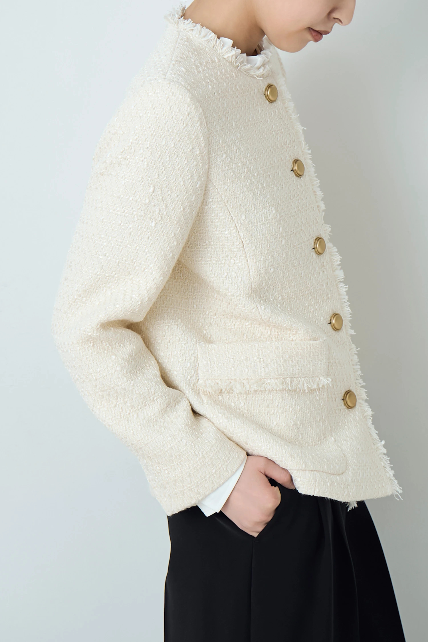 STATE OF MIND（ステートオブマインド）｜tweed crew jacketアイテムの
