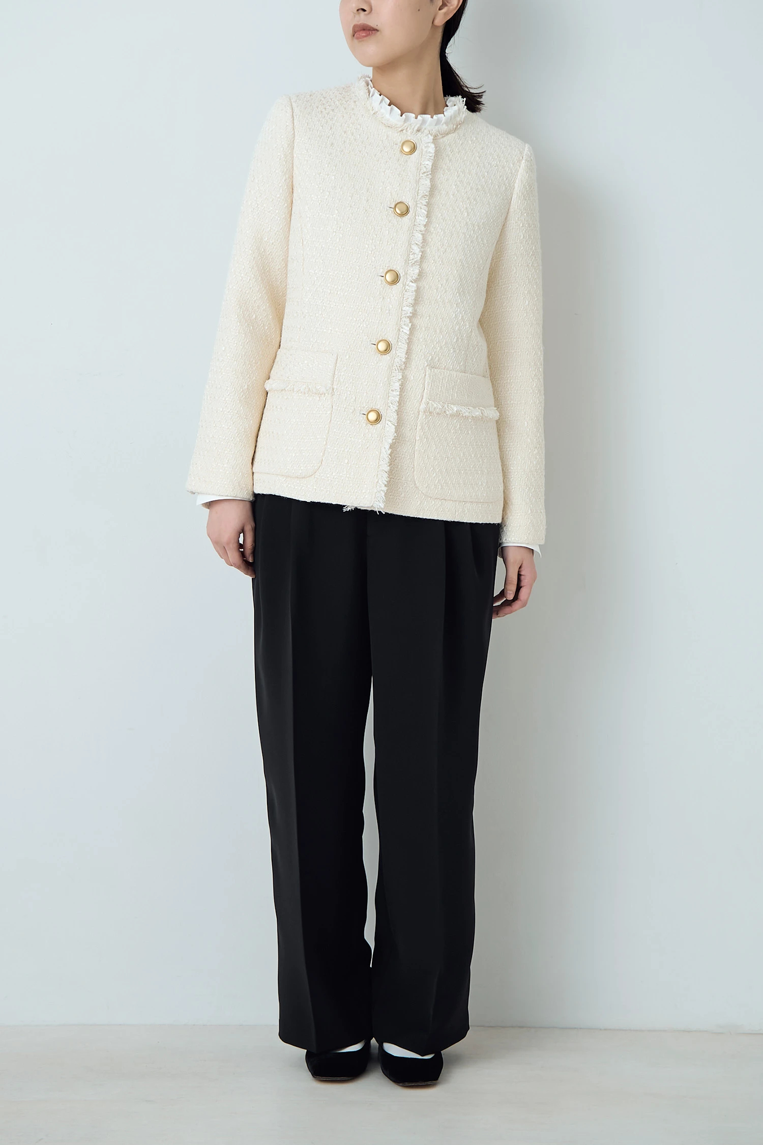 STATE OF MIND（ステートオブマインド）｜tweed crew jacketアイテムの