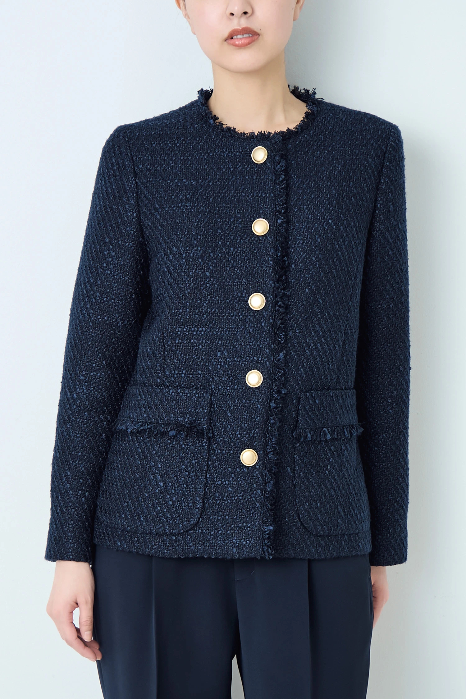 STATE OF MIND（ステートオブマインド）｜tweed crew jacketアイテムの