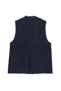 STATE OF MIND(ステートオブマインド) |tweed v-neck vest