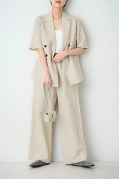 STATE OF MIND(ステートオブマインド) |flowy short-sleeve JK