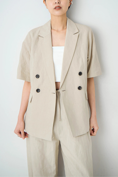 STATE OF MIND(ステートオブマインド) |flowy short-sleeve JK