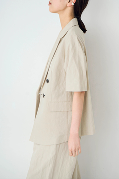 STATE OF MIND(ステートオブマインド) |flowy short-sleeve JK