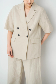 STATE OF MIND(ステートオブマインド) |flowy short-sleeve JK