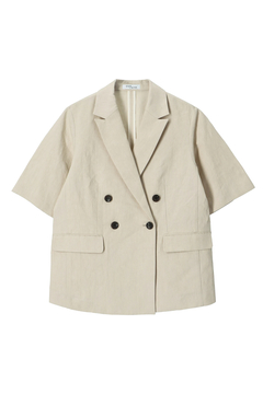 STATE OF MIND(ステートオブマインド) |flowy short-sleeve JK