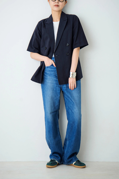 STATE OF MIND(ステートオブマインド) |flowy short-sleeve JK