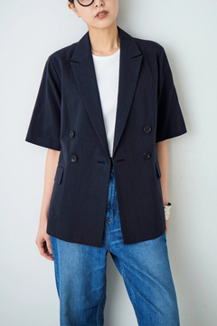 STATE OF MIND(ステートオブマインド) |flowy short-sleeve JK