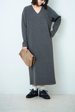 STATE OF MIND(ステートオブマインド) |v-neck dress