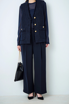 STATE OF MIND(ステートオブマインド) |lustrous wide tuck PT