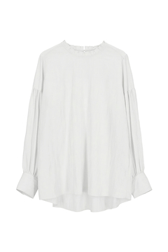 STATE OF MIND(ステートオブマインド) |ruffled neck blouse