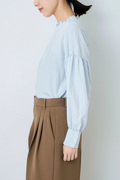 STATE OF MIND(ステートオブマインド) |ruffled neck blouse