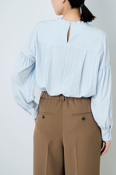 STATE OF MIND(ステートオブマインド) |ruffled neck blouse