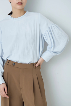 STATE OF MIND(ステートオブマインド) |ruffled neck blouse