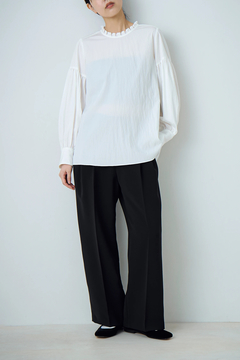 STATE OF MIND(ステートオブマインド) |ruffled neck blouse