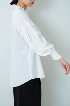 STATE OF MIND(ステートオブマインド) |ruffled neck blouse