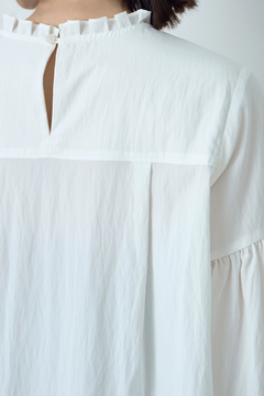 STATE OF MIND(ステートオブマインド) |ruffled neck blouse