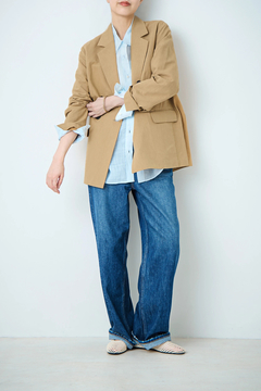 STATE OF MIND(ステートオブマインド) |linen oversized shirt