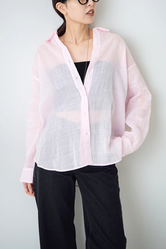 STATE OF MIND(ステートオブマインド) |linen oversized shirt