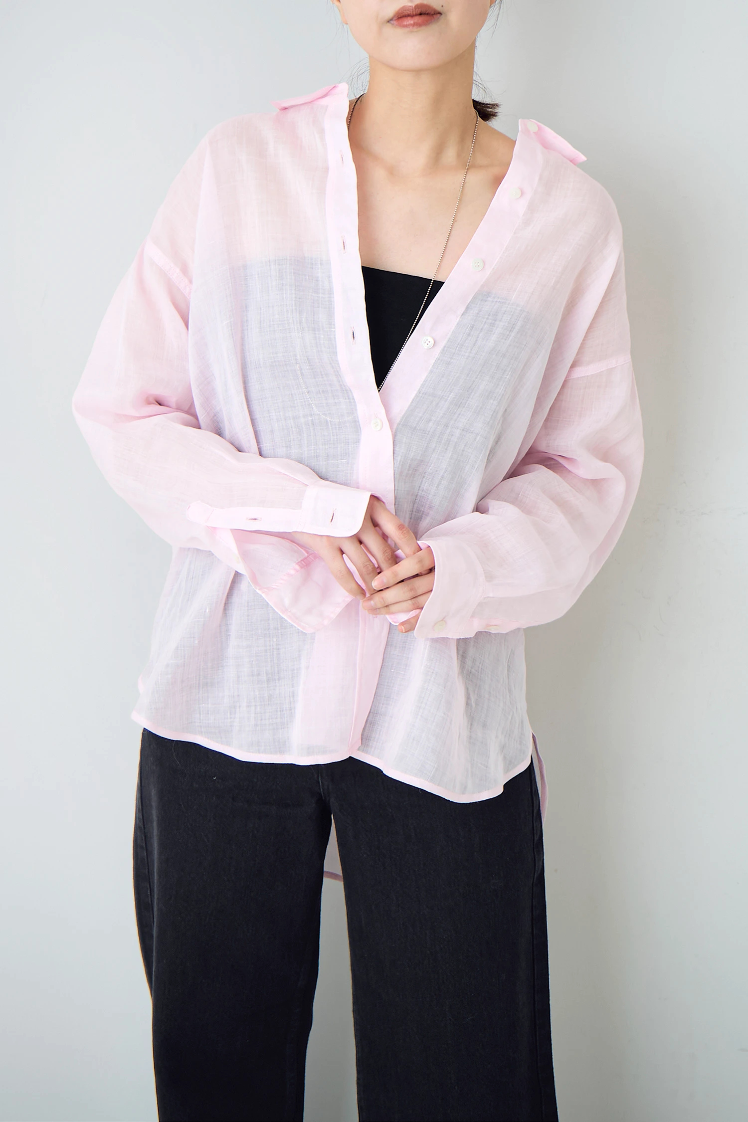 STATE OF MIND（ステートオブマインド）｜linen oversized shirt 
