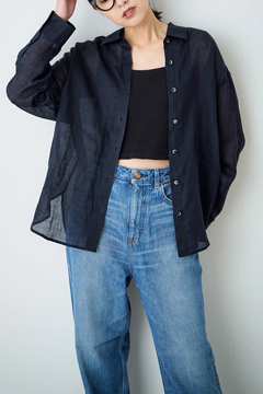 STATE OF MIND(ステートオブマインド) |linen oversized shirt
