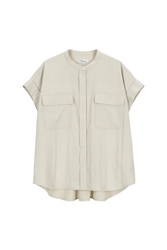 STATE OF MIND(ステートオブマインド) |twill pocket blouse