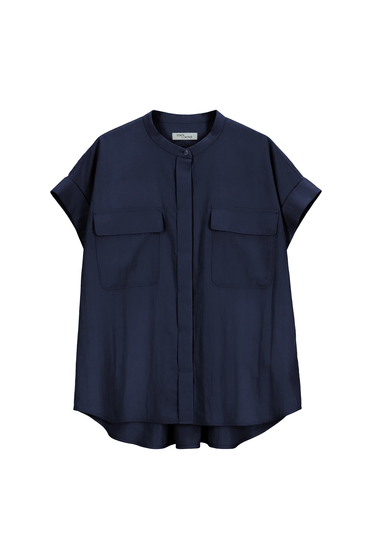 トップス OPEN YY BEADED POCKET SHIRT / BRW - M STATE OF MIND（ステートオブマインド）｜twill pocket blouseアイテム