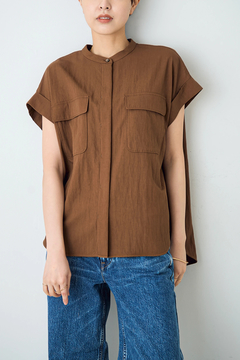 STATE OF MIND(ステートオブマインド) |twill pocket blouse