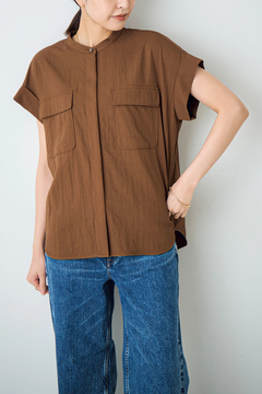 STATE OF MIND(ステートオブマインド) |twill pocket blouse
